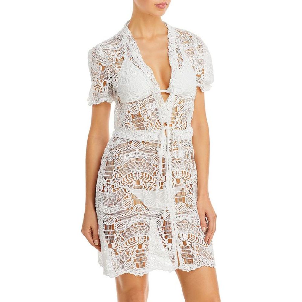 Elegant White Lace Dress
